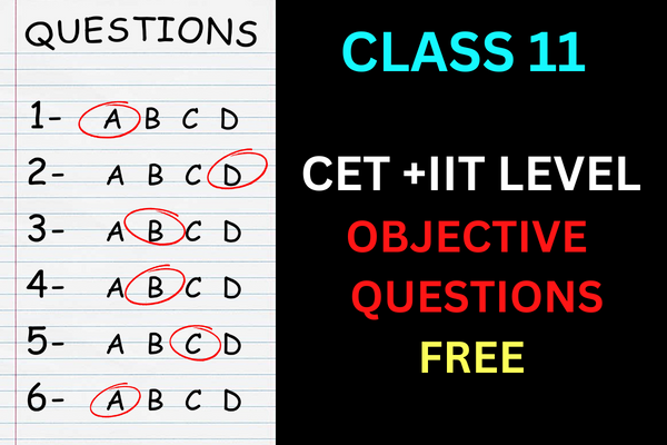 Cet Simple Question CET LEVEL OBJECTIVE QUESTIONS